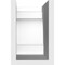 Ekena Millwork Standard New Brighton Architectural Grade PVC Rafter Tail, 4"W X 6"H X 16"L RFTP04X06X16NEB - alternate 2